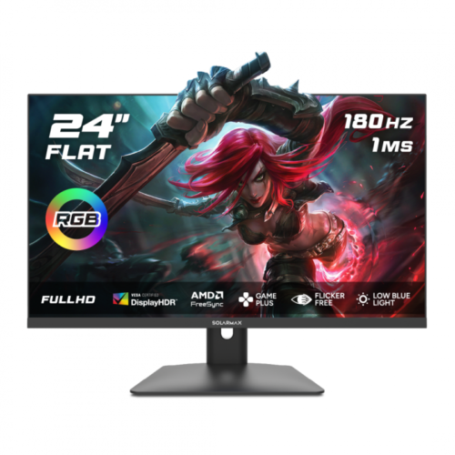 Monitor Solarmax 24" Gamer SX24F7GB VA FHD 180Hz