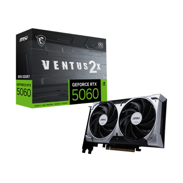 Placa de Video MSI RTX 5060 8Gb Ventus 2X OC