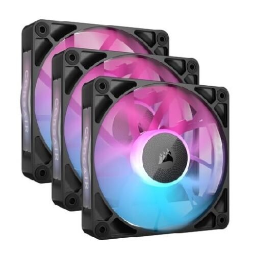 Ventilador de Gabinete Corsair iCUE Link RX120 RGB Black (Pack X3)