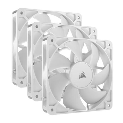 Ventilador de Gabinete Corsair RS120 White (Pack X3)