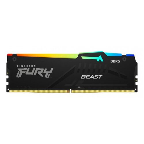 Memoria DDR5 16Gb 5600Mhz (1X16Gb) RGB Kingston Fury Beast Black CL36